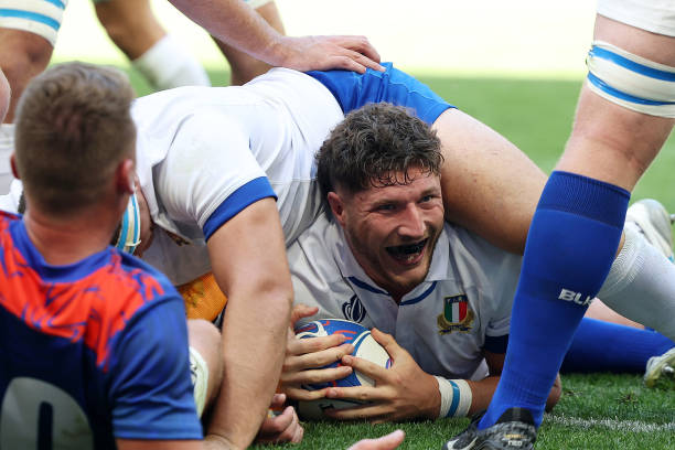 OldCranleighans's tweet photo. Great to see Dino Lamb Cona (East 2016) score Italy's second try in the win over Nambia in the Rugby World Cup this afternoon https://t.co/big738Qg2b