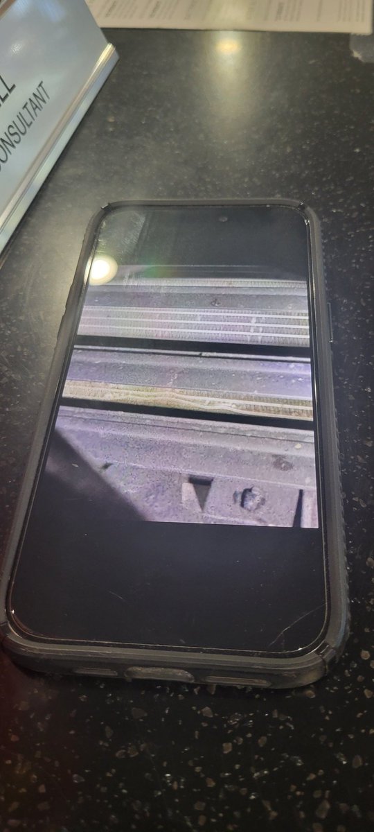Mark_Sherretz's tweet photo. @Cadillac Thanks for reaching out. Nick Fell and the team at Wackerli Cadillac in Idaho Falls were exceptional in trying to help us out, but someone @Hertz had apparently damaged the AC so bad (see pic) it was going to be a much longer repair than we had time for. https://t.co/OsNBpvcjQw
