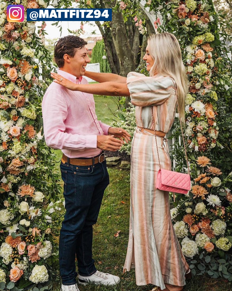 PGATOUR's tweet image. Congratulations to @MattFitz94 and Katherine on their engagement! 🎉💍