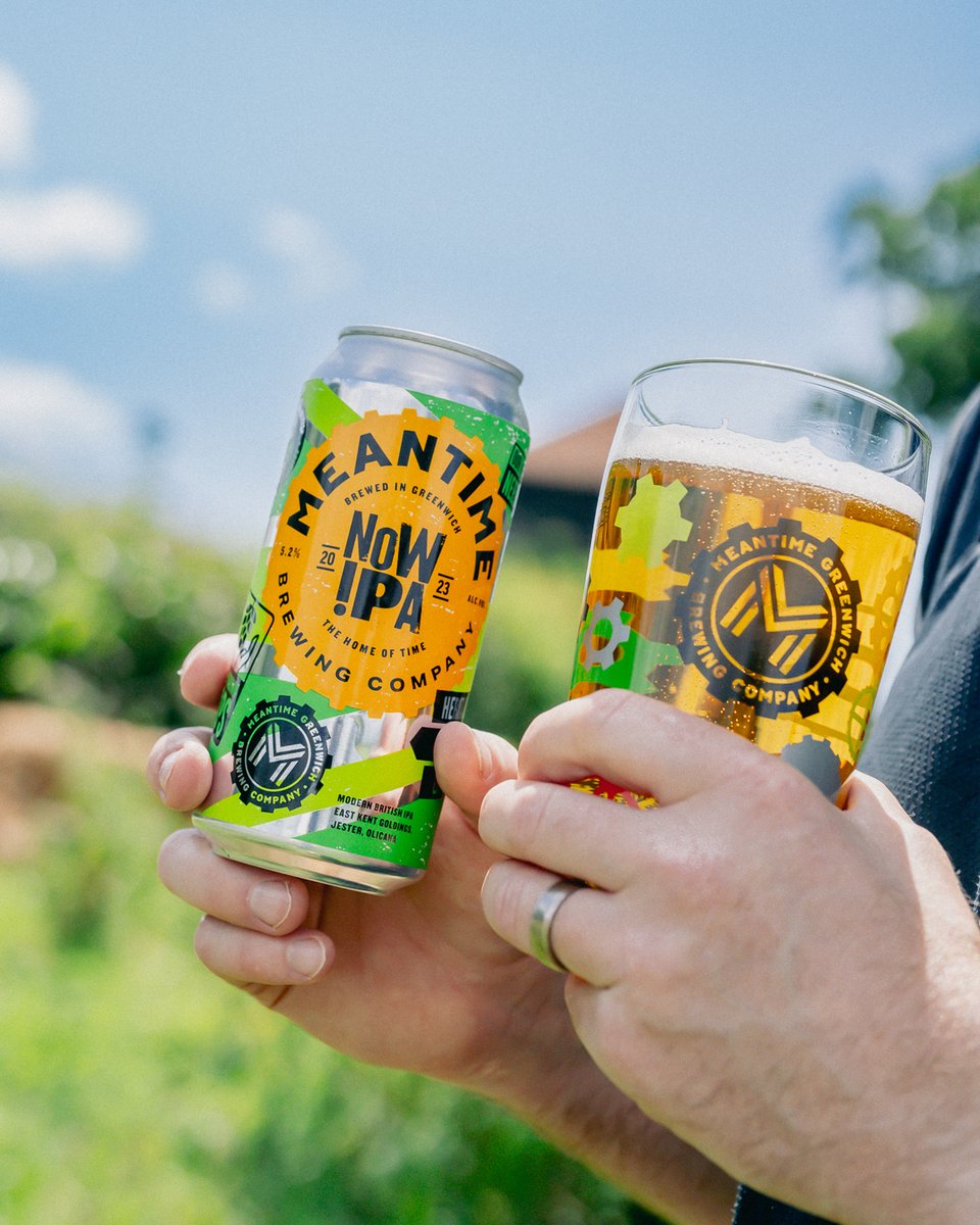 MeantimeBrewing's tweet photo. Fun fact: Pints taste better when the sun is shining. π π»
Now IPA 440ml cans are available online and from the Brewery Shop in Greenwich! π
https://t.co/QI1mr4HBHf
#MeantimeBrewing #NowIPA #ColdBeer #DrinkResponsibly https://t.co/bmA2p3N7OZ