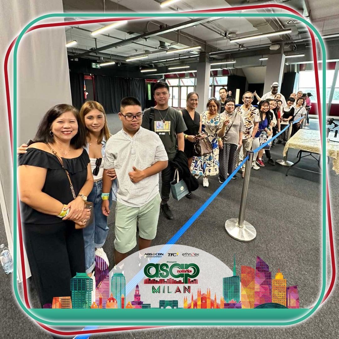 ASAPOfficial's tweet photo. Sobrang excited na ang ating mga Kapamilya! May mga galing pa sa iba't ibang panig ng Europe tulad ng Netherlands, Norway, at Germany, para sa #ASAPMeetnGreet!
ISANG TULOG NALANG #ASAPMIlan na! See you there! BUY 3, GET 1 FREE tickets dito ๐ https://t.co/qeh2N0GTGn
#ASAPMeetnGreet #RoadToASAPNatinToMilan #CountdownToASAPMilan #ASAPMilan #ASAPMilan2023