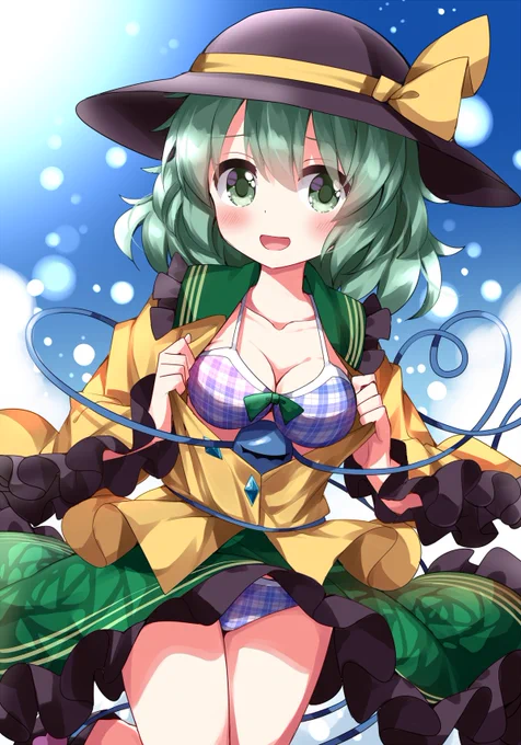 2078日目 いつもの服の下に水着を着ているこいしちゃん