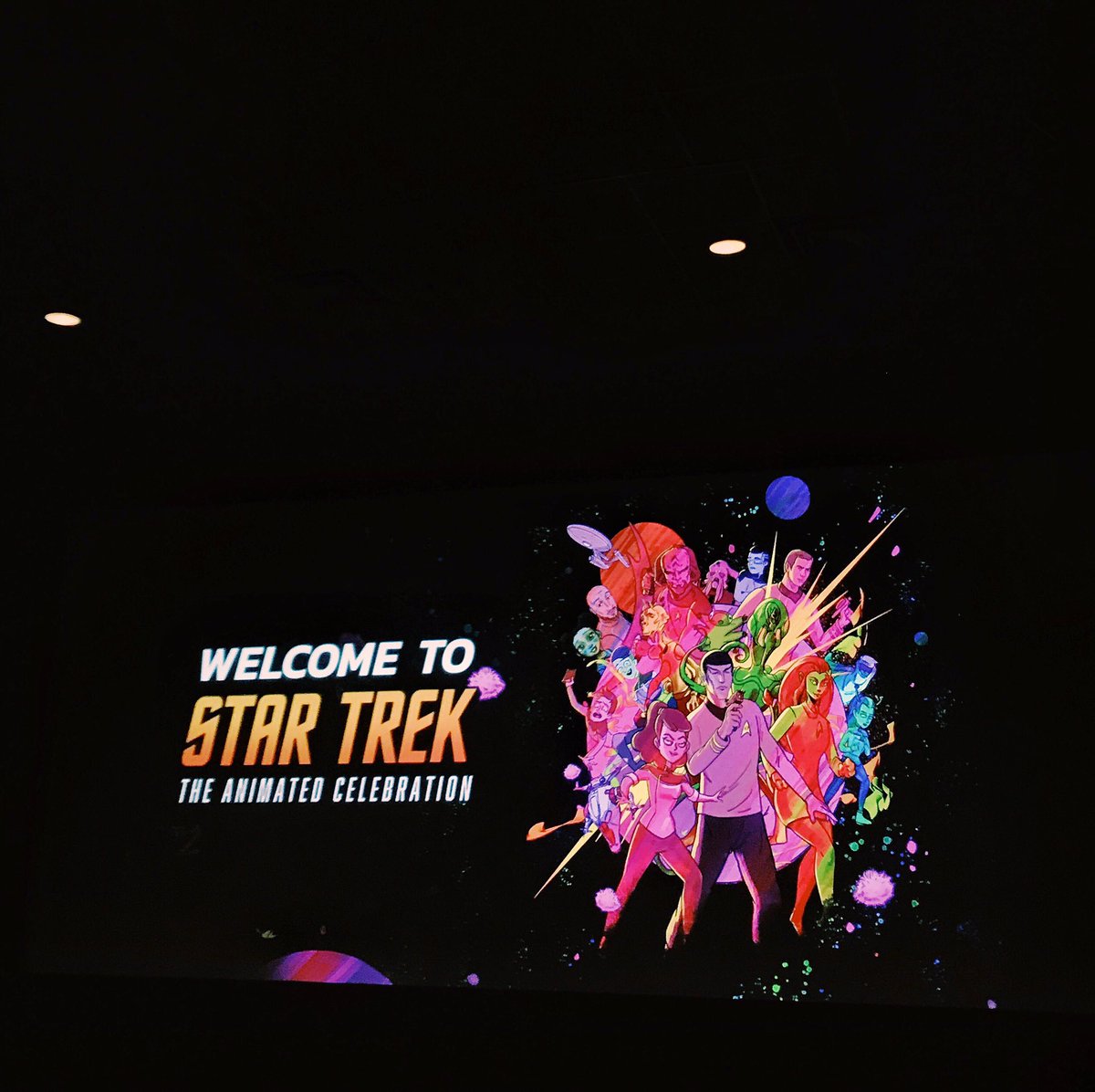 What a fun #StarTrekDay event! More Trek on the big screen, please! 🖖 #LowerDecks