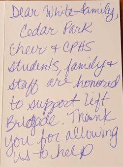Eight years now... wow! Gold Out this past Thursday and the support from the community led by <a href="/Nadira_King/">Nadira King 🇱🇧</a> <a href="/cedarparkcheer/">cedar park cheer</a>  @CPHS_TWolves LIFTS us every year! $2,211.49 raised this year bringing the total north of $12,000.00 over the years. 

We're humbled.