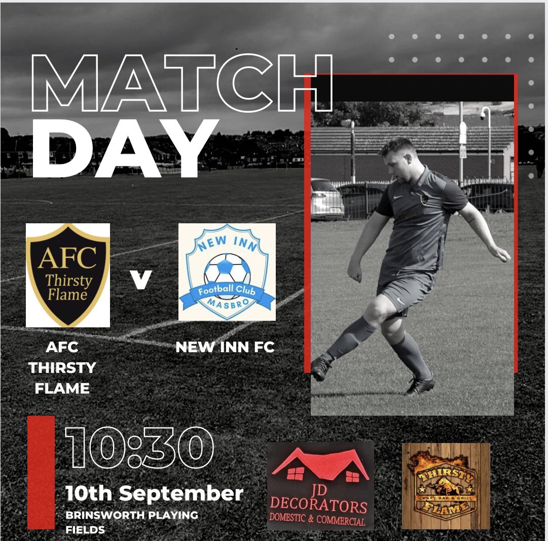 After a big win in our first game of the season we welcome @NewInnMasbro to Brinsworth playing fields, come along and support the lads