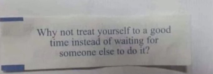 Did my fortune cookie just tell me to masturbate ?  #SaturdayMood https://t.co/jAJeivobsq<a href="/tag/saturdaymood"class="tags"><span>#saturdaymood</span></a>