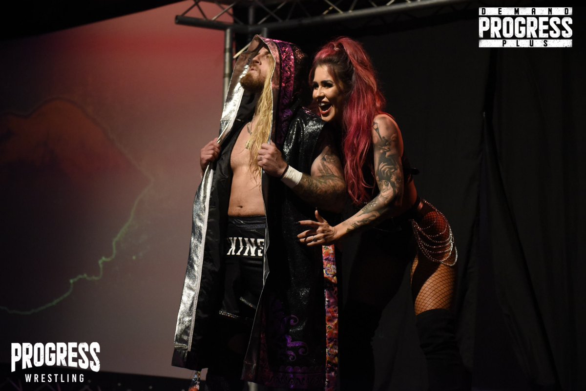 ThisIs_Progress's tweet photo. ๐ Mark Haskins makes his way to the ring accompanied by Vic Haskins.
๐ช At #Chapter154, Mark Haskins beat Leon Slater.
Can he defeat Leon's tag team partner today in #Birmingham?
#PROGRESSWrestling #FTN #Wrestling https://t.co/jfAXht8XuU