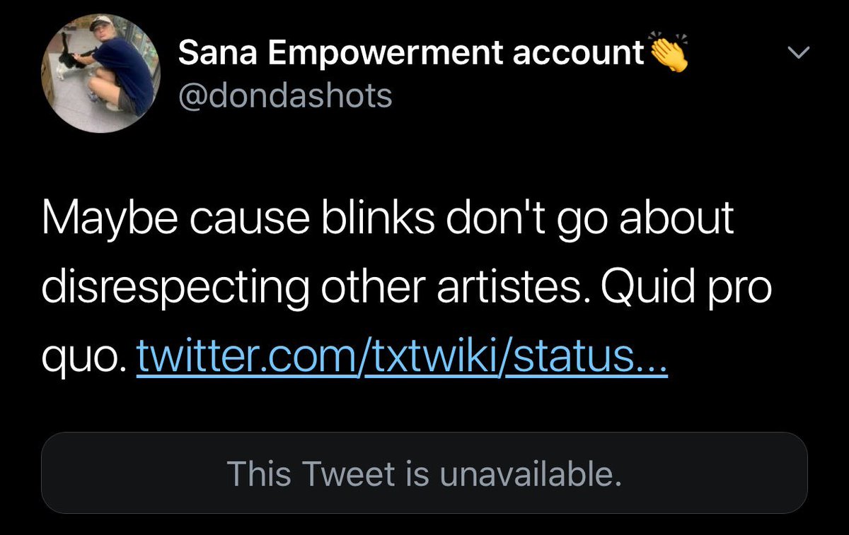 strwberrysprite's tweet photo. This two-faced ugly incel. You're obsessed with sana
If somebody did this to your girlies y'all will trend #apologizeto 💀💀💀💀
y'all don't deserve any form of apology https://t.co/ZWGPIRZGuL