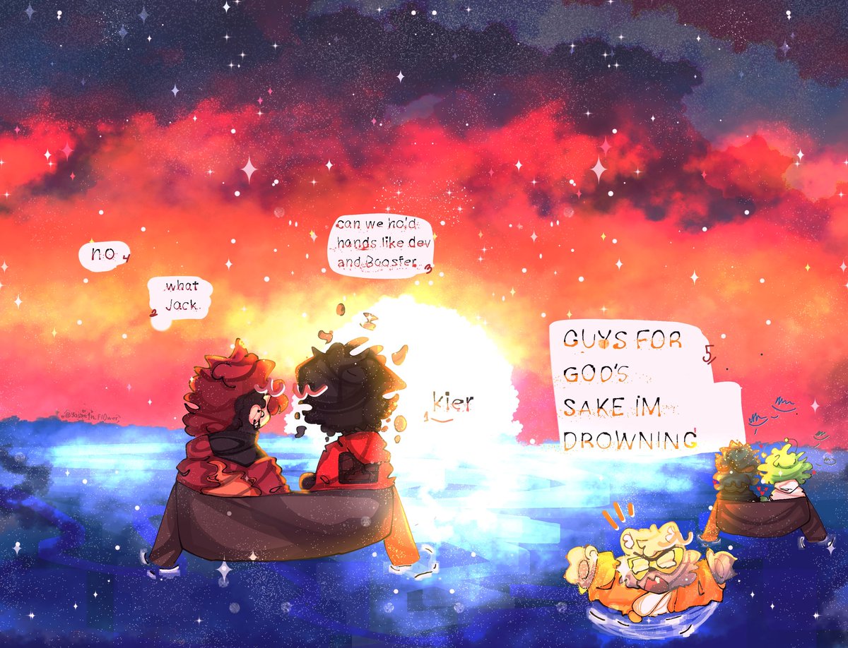 EVILBERRYSKOR's tweet photo. It was much funnier in my head
(Untag when replying please ty<33)
#boosferfanart #kieranddevfanart
#yellowoolfananart #jackattackfanart #colourcrew https://t.co/sW6jRMXWRd