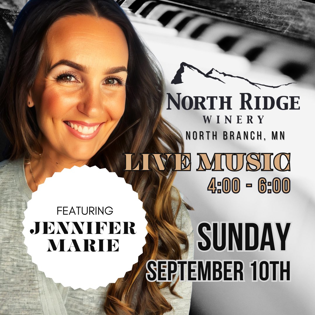 See you tomorrow!! #jennifermariemusic #northridgewinery #vineyard #livemusic #giggingmusician #piano #vocals #originalmusic #songwriter