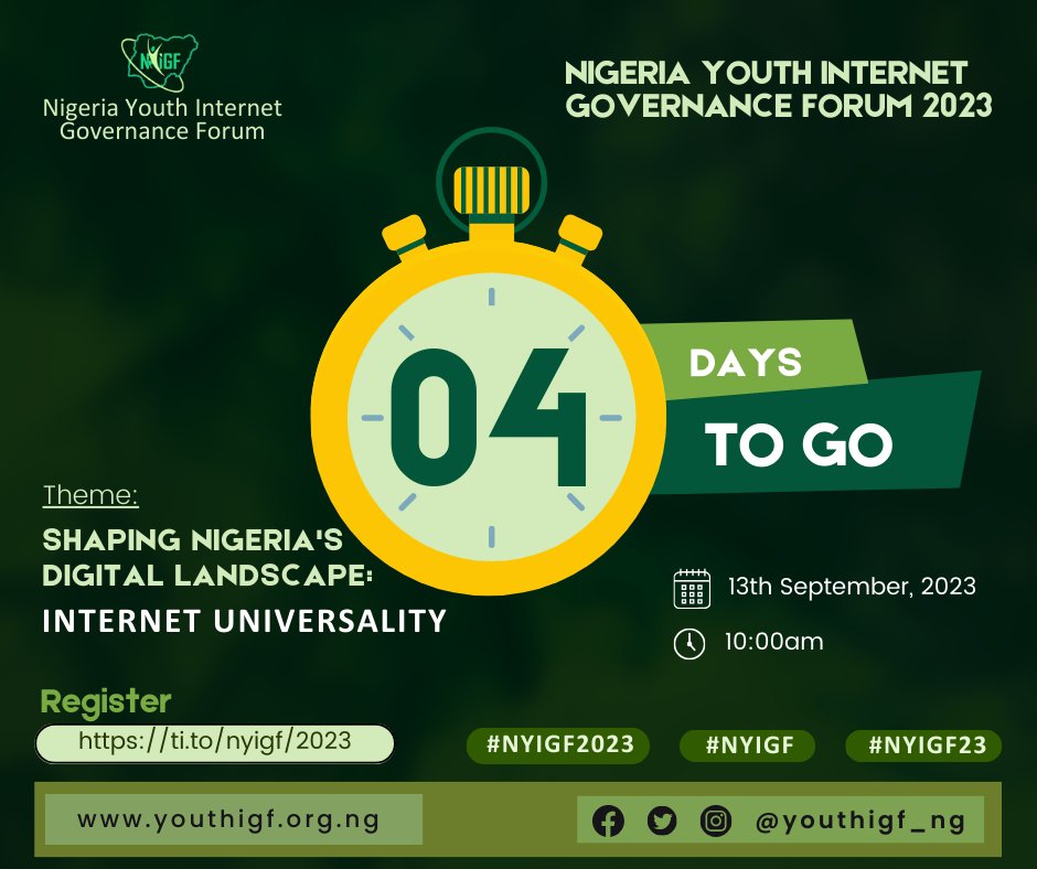 It's 4 days to the most anticipated event! 

Are you ready?! 

Register now: 
ti.to/nyigf/2023

#NYIGF2023
#NYIGF23
#NYIGF