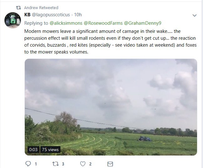 AVoiceForField1's tweet photo. @pnsclips @TheVeganRD How is hay not a monocrop? Also regarding all the animals killed Kevin Costner failed to mention haying season. https://t.co/tfKsY14bbF