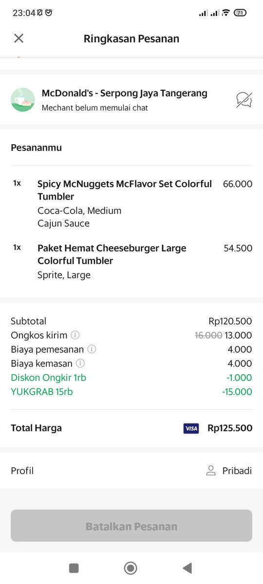 cocobears's tweet photo. @McDonalds_ID gimana nih pelayanan nya, order paket dpt 2 tumbler malah di kasi 1. Saya juga sudab dm di IG. https://t.co/ZJYcmiXzu0