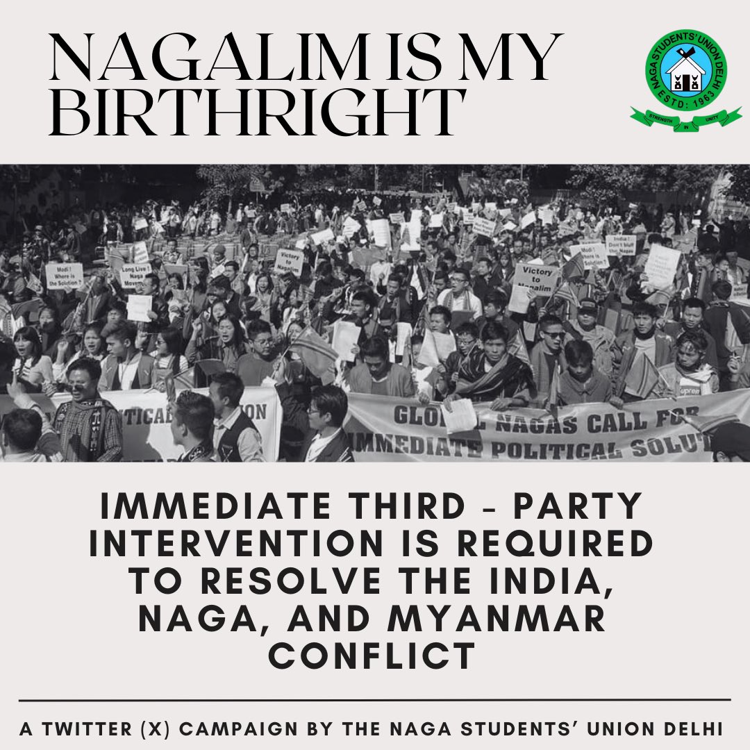 Seeking International Community Support and Intervention to Resolve the spun-out Indo-Naga Political Talks.
#G20Summit2023 #Indo_NagaPoliticalTalks #SelfDetermination #NagaUniqueHistory #HonourableAndAcceptableSolution #ThirdPartyIntervention
<a href="/POTUS/">President Donald J. Trump</a> <a href="/RishiSunak/">Rishi Sunak</a> <a href="/kishida230/">岸田文雄</a>