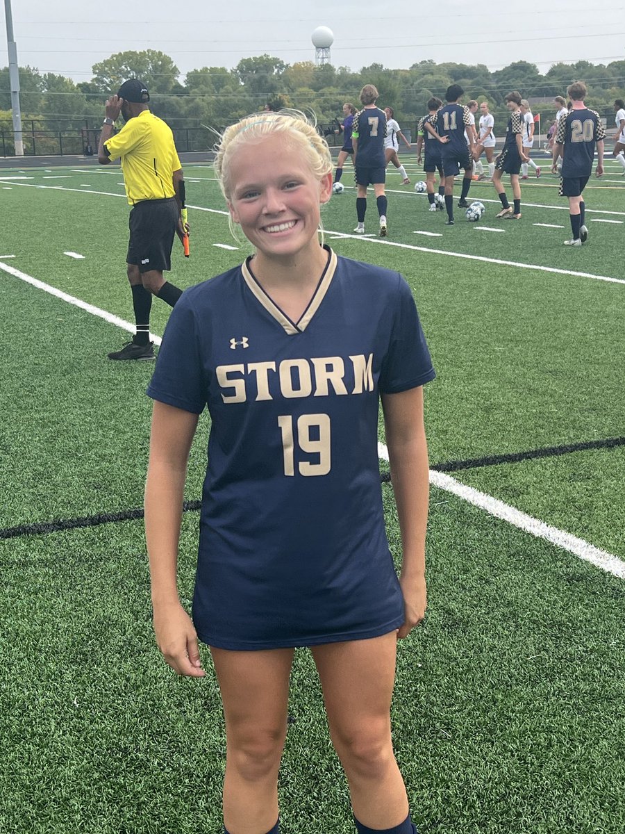 Marnie Hanson records her first varsity goal today vs Shakopee.  Unfortunately we would fall short today losing 4-1.  Lots of season left!!