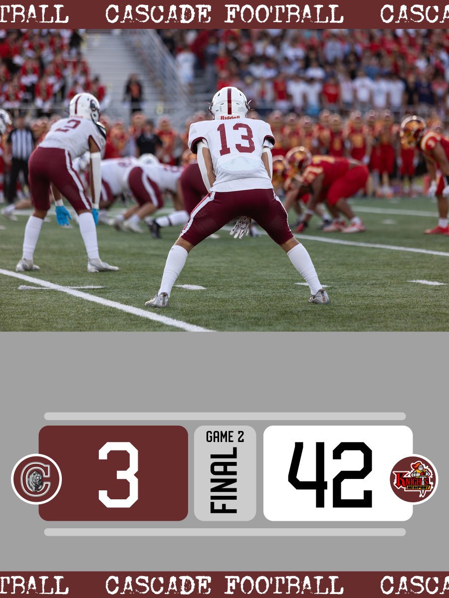Tough loss for the Bruins last night at Newport. Tony Del Moral (<a href="/TonyDelMoral13/">Tony Del Moral</a>) kicked a 37-yard field goal for the only Cascade score.

The team will bounce back next *Saturday* against Inglemoor at Pop Keeney Stadium in Bothell.