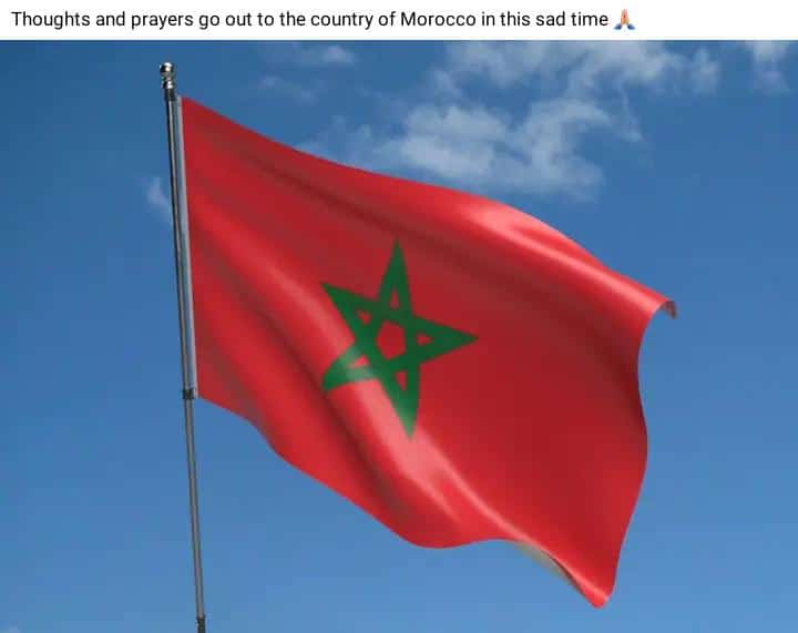It's so sad😭 let's pray for our brothers and sisters from Morocco 🇲🇦#Earthquake
