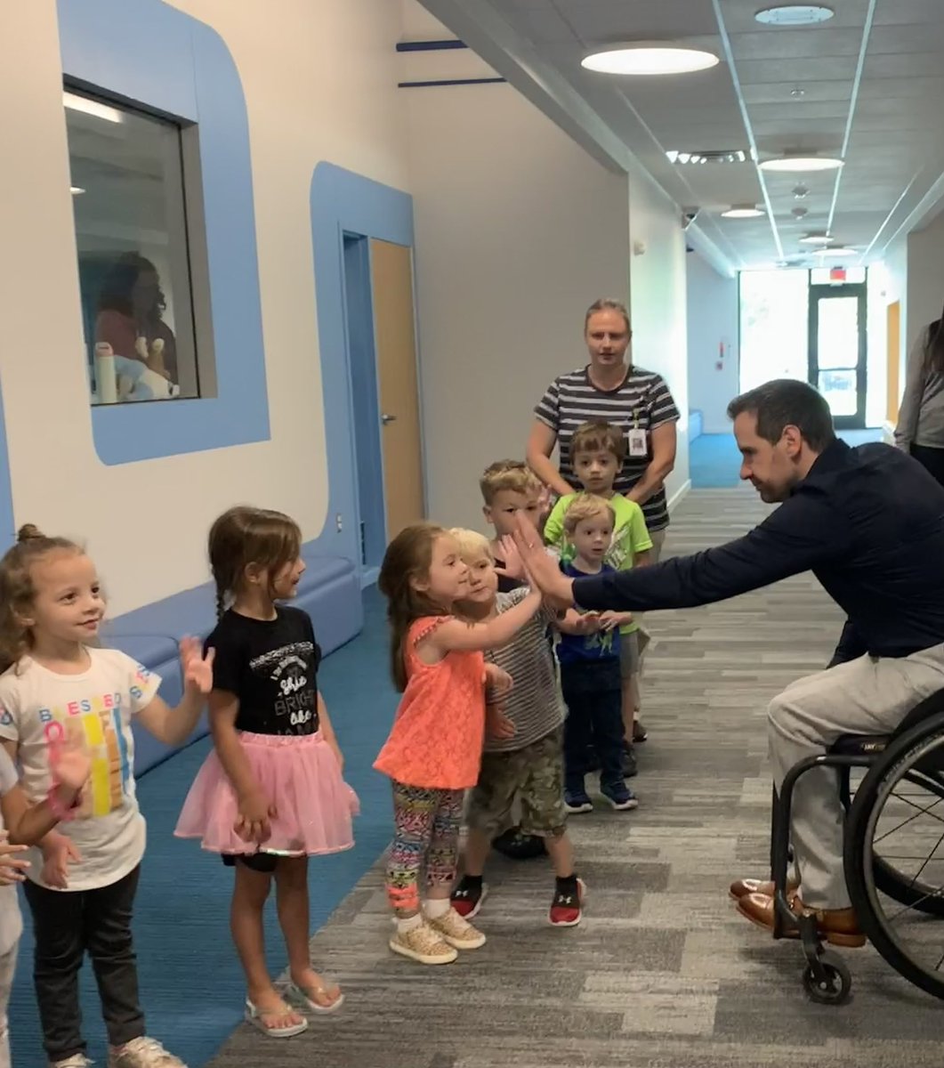 turek4iowa's tweet photo. The Anne E. Nelson Early Learning Center, a first of its kind early education facility, opened August 28th. The $19 million, 38,000 square foot facility now provides preschool programing to 175 children and childcare 30 infants ranging from 6 weeks to 3 years of age. https://t.co/wb7T5hjBu0