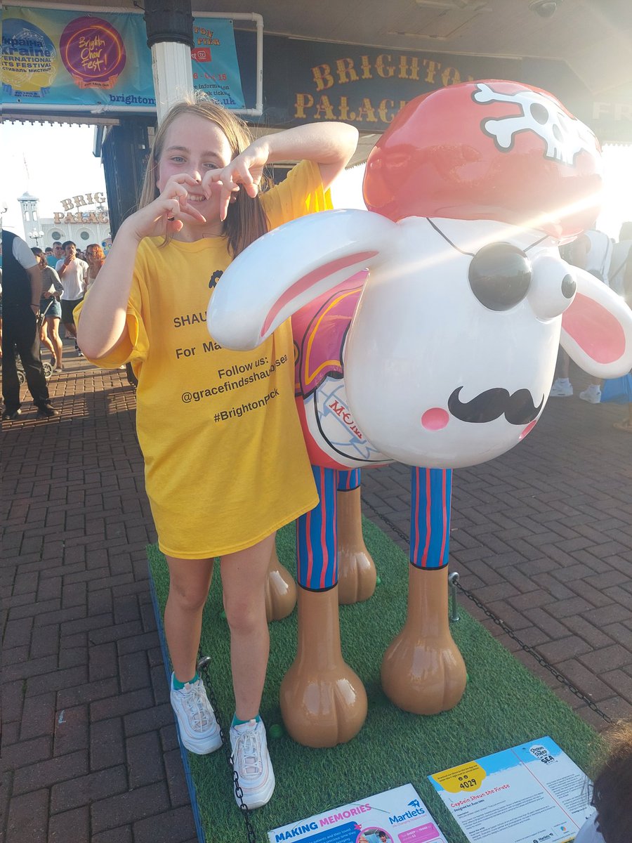 Arrrrrr captain shaun!#BrightonFlock <a href="/shaunbythesea/">Shaun by the Sea</a> <a href="/martletshospice/">Martlets Hospice</a>