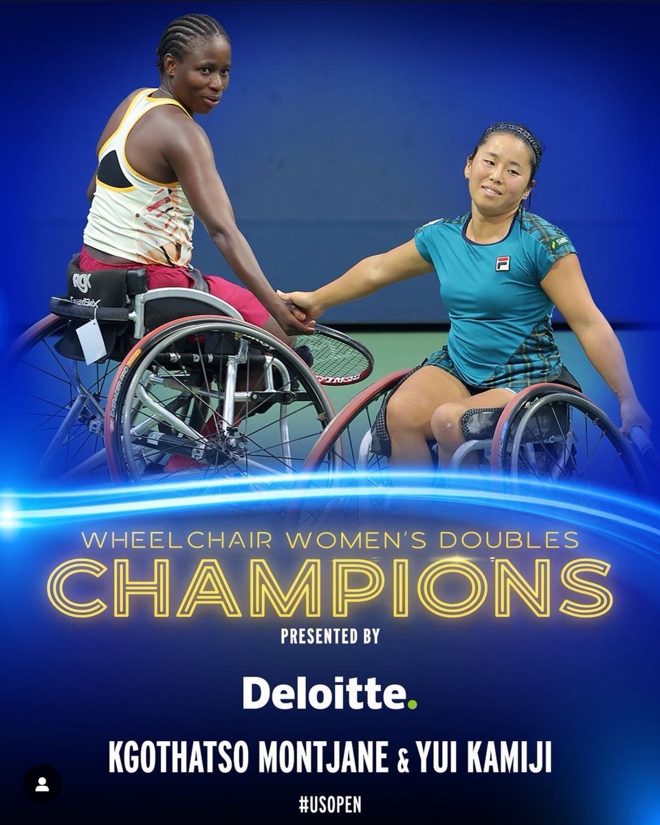 Congrats to Kgothatso Montjane on her doubles success at the US open #TennisSA #USOpen