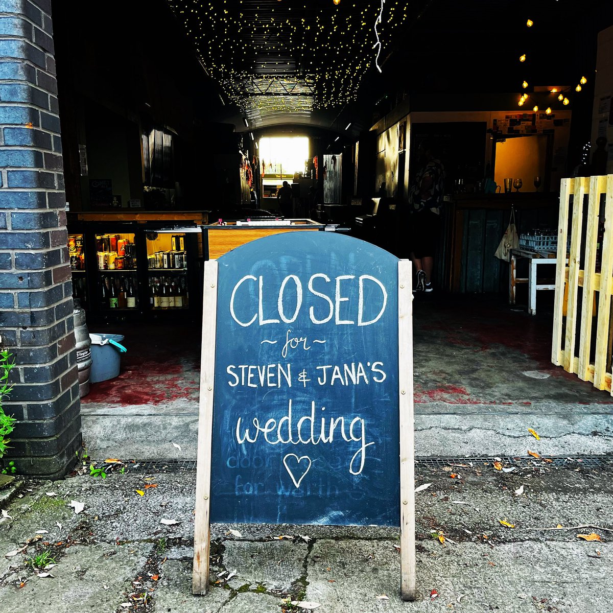 We are now closed for a wedding for the rest of the evening, if you need a beer try one of our neighbours like @trackbrewco - and if you need a venue for an event, get in touch with us!