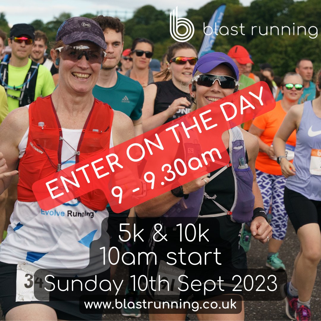 Come join us TOMORROW and complete your 5K or 10K with other runners who will support you and inspire you to reach the finish line.​​​​​​​​⁣​​​​​​​​⠀⠀⠀⠀⠀ ​​​​​​​​ Gypsy Brae Recreation Ground, Silverknowes blastrunning.co.uk