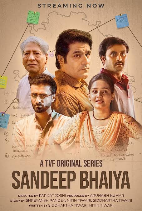 #SandeepBhaiya is an inspirational webseries available on #YouTube by #TVF 

#SunnyHinduja & #DeepaliGautam 🤌😍🤩

Loved #AbhinavAnand as #Yogesh 😹😹

#Adiand