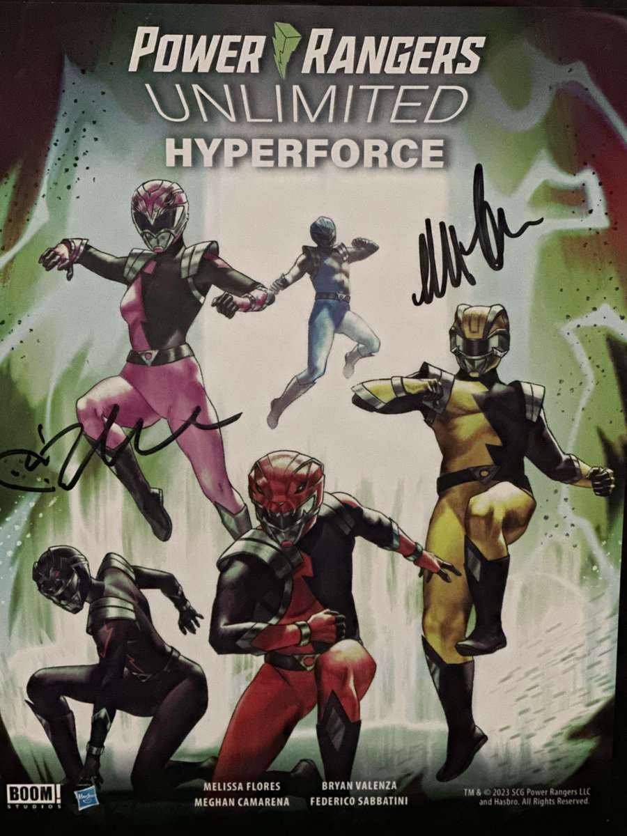 Thank you so much @misty_flores for the Hyperforce poster!!! I’m so thankful to have something signed by you and @Strawburry17, its already framed and hanging in my bedroom, I can’t stop looking at it it’s so beautiful!