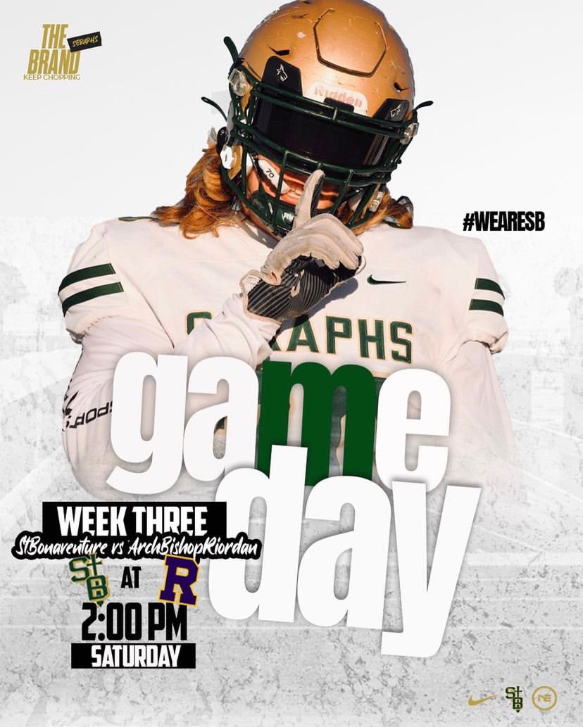 JohnTorgeson's tweet photo. Let go #Seraphs & @ShaunTorgeson -2PM Game Time- let’s show NorCal what we’re all about @StBonaventureA1 @latsondheimer @vcspreps @vcsjoecurley @GregBiggins @BrandonHuffman @805College @MaxPreps @RedlineVentura https://t.co/bS3xZIlDKc