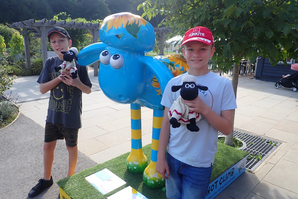 TracyVise's tweet photo. Shaun by the sea - first day of finding and 'collecting' :) https://t.co/RDssUqq97j