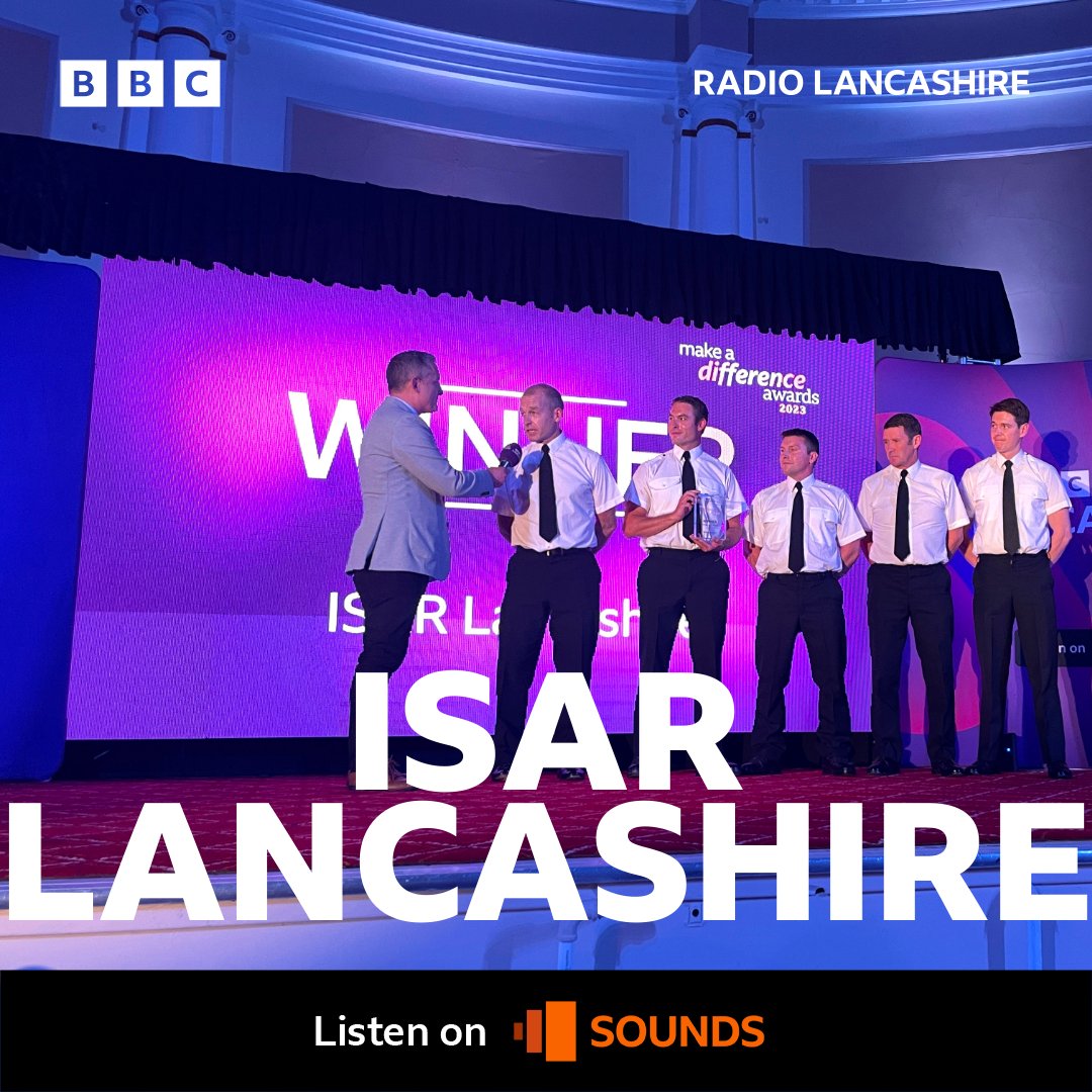 The Bravery Award goes to <a href="/ISARLancashire/">ISAR Lancashire</a>! 🙌

<a href="/LancashireFRS/">Lancashire Fire & Rescue Service</a>'s Search and Rescue team regularly drop everything to travel abroad and help people in need. This year, they spent time in Turkey following the disastrous earthquake.

#BBCMakeADifferenceAwards