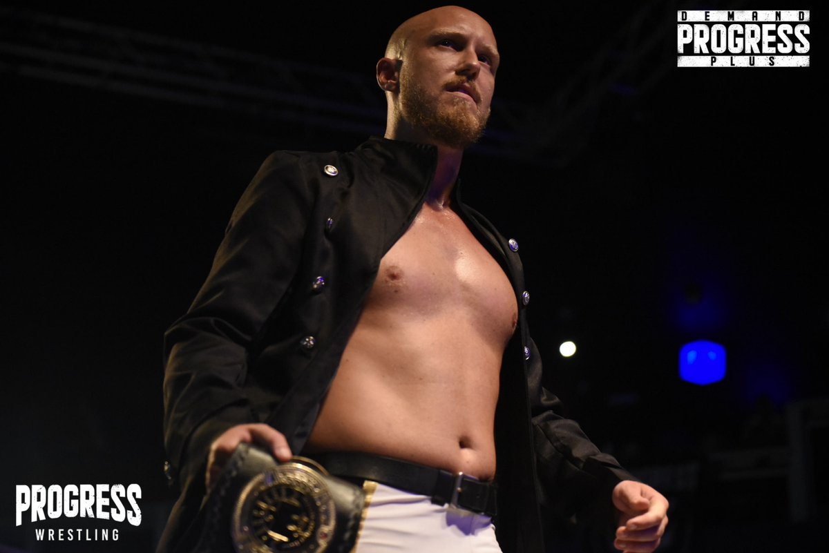 ThisIs_Progress's tweet photo. ๐ฉธ The PROGRESS Men's World Champion, Spike Trivet makes his way to the ring.
Spike had a lot to say about Lykos Gym at #Chapter154 but what will he have to say about their friend Luke Jacobs?
#PROGRESSWrestling #FTN #Wrestling https://t.co/5naoSpYWjW