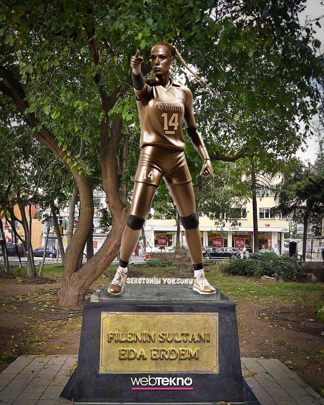 Webtekno on X: "Eda Erdem'in Yoğurtçu Parkı'na yapılacak heykelini yapay zeka ile @serotoninyoksun bizim için resmetti! @edaerdem14 heykeli dikilecek ilk kadın sporcu olacak🔥 https://t.co/SYDumGyFjU" / X
