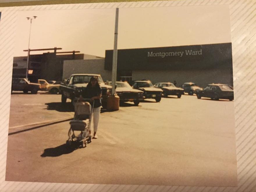ExploresRetail's tweet image. A rare photo I found from the early 90s of Montgomery Ward outside part at my former local Lancaster Mall (Willamette Town Center) in Salem, Oregon. This department store opened in 1971 and closed its door in 2001 due to bankruptcy. The building is currently a Burlington store.