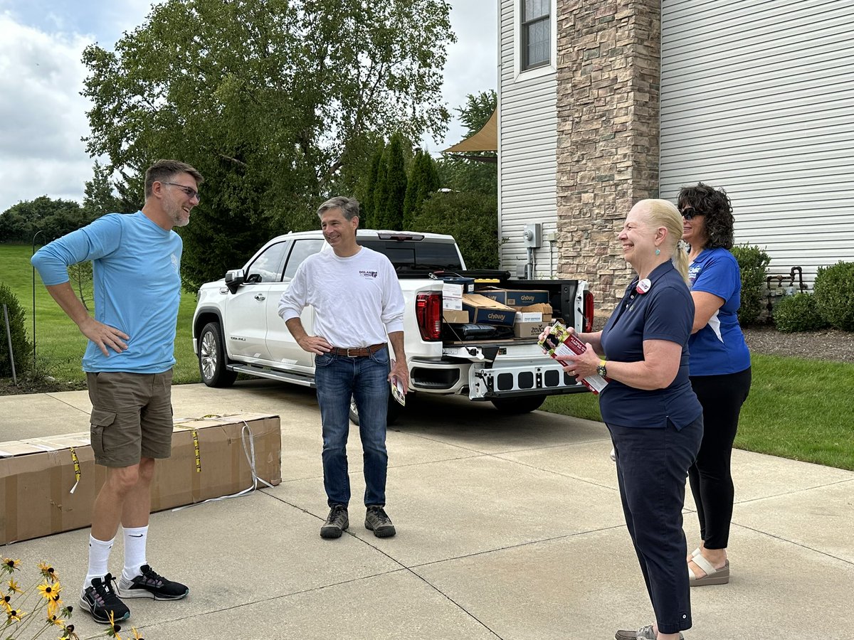 dolan4ohio's tweet image. Thanks to Aurora Mayor Ann Womer-Benjamin and County Commisoners Mike Tinlin and Sabrina Christian-Bennett for their help in bringing my #OhioFirst message to voters in Portage County! Ohio is ready to elect a Senator with a proven track record of getting things done. #OHSEN