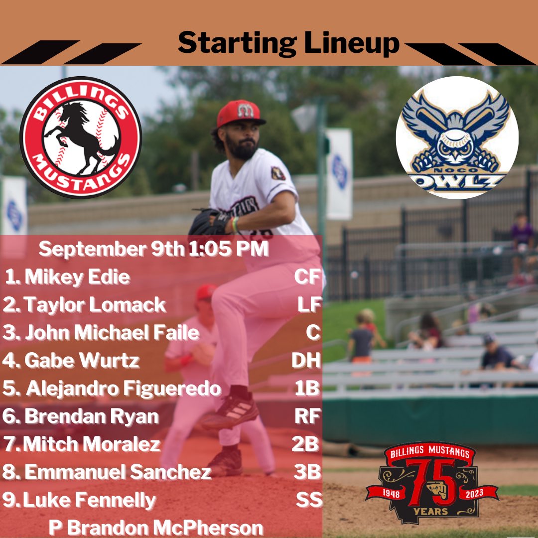 It’s simple today folks, Mustangs win and they clinch the 2023 PBL playoffs!🤠

Watch live on <a href="/FloBaseball/">Olmsted Varsity Baseball</a> 
Listen live on espn910.com