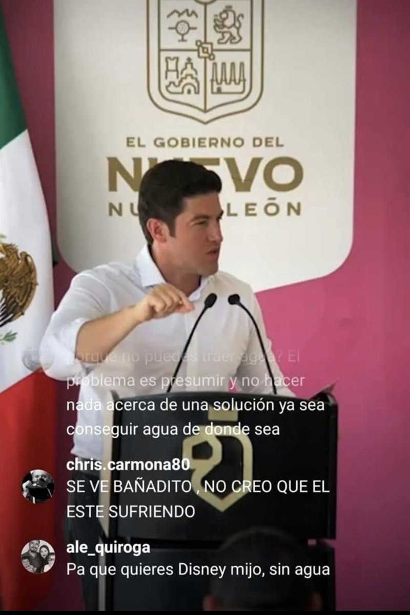 angelcharlsmty's tweet image. Así las cosas en #NL…👇

Transmite @samuel_garcias entrega de guardería... lo tupen por agua en su IG. Segundo día consecutivo que el Gobernador arma giras fuera de la zona metropolitana sin convocar a medios de comunicación, hoy fue a Terán. 
elnorte.com/sI38en