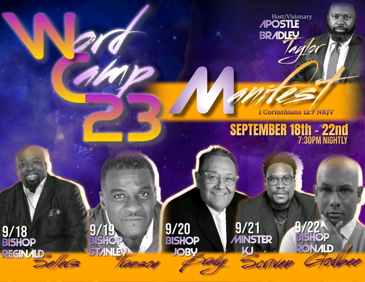 thereachocm's tweet photo. Reach Nation!!! Are y'all excited yet? We told you that this year's Word Camp was going to be crazy good!!! 

We are excited to introduce our phenomenal lineup of Kingdom gifts! Tag somebody you recognize and share your excitement in the comments! LET'S GO!!! https://t.co/a5qb44SxXX