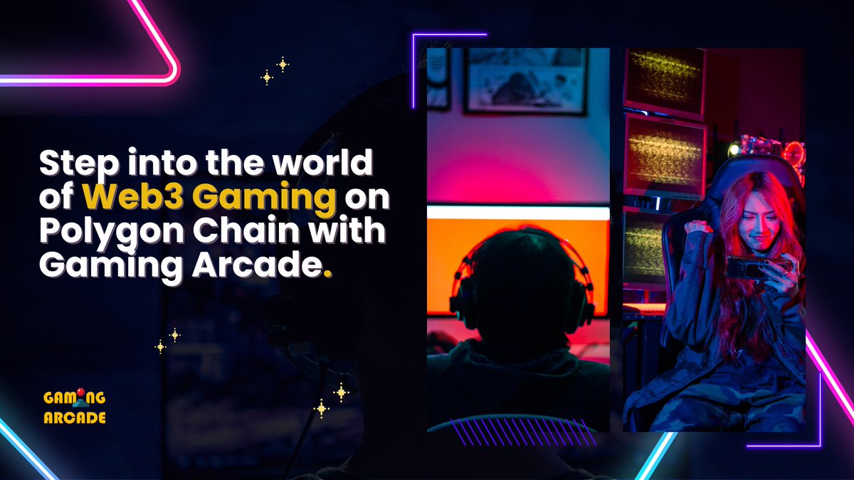 🕹️ Step into the ultimate world of gaming on #Polygon Chain with Gaming Arcade.🌐 

Our platform is your gateway to #Web3gaming, offering an immersive and thrilling experience for web3 game enthusiasts. Play your favorites, earn rewards, and compete with gamers worldwide.

(1/10)