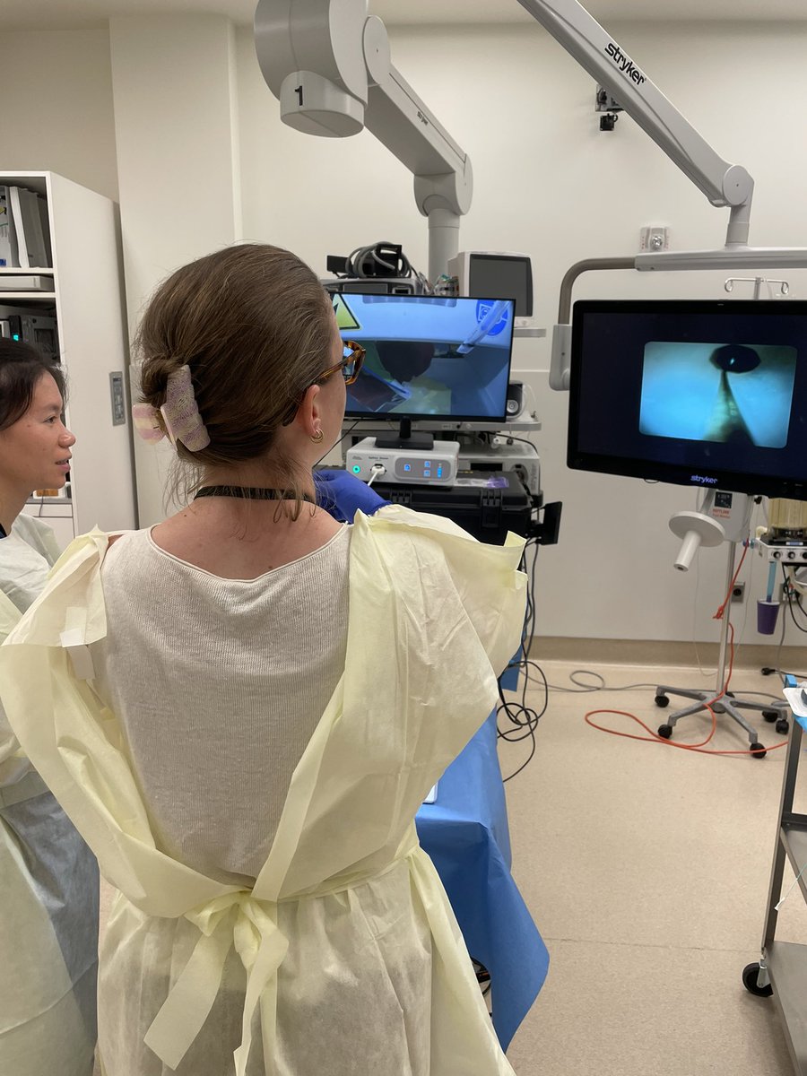 Awesome to teach LCBDE to next generation of MIS surgeons at <a href="/SAGES_Updates/">SAGES is in Tampa in 2026!</a> Fellows Flex Endo course. Current fellows have had so much more experience w LCBDE during residency compared w when I taught these 6 years ago. I think LCBDE utilization is on the rise!!! <a href="/RyanJuza/">Ryan M Juza</a>