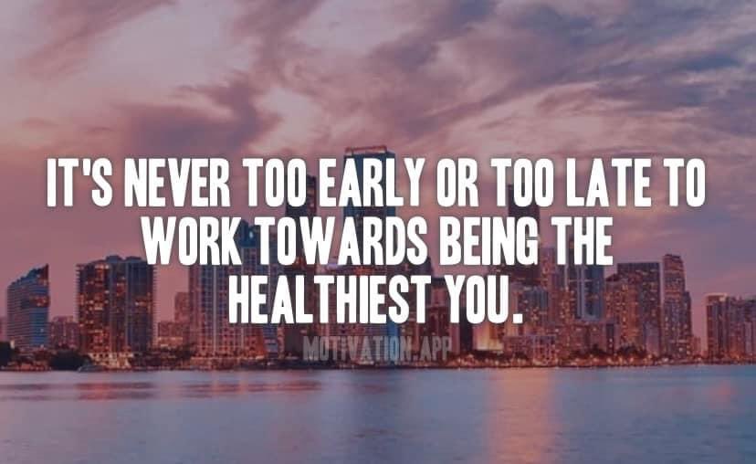It takes 21 days to form a habit. It’s never too late to make today your day 1.
