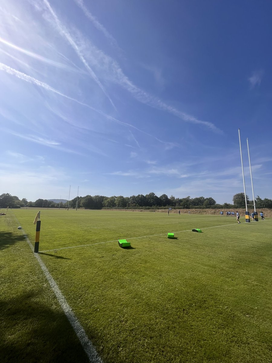 Many thanks to @CranleighschRU for a perfect pre-season friendly. Nice to get lots of boys some playing prep against a great side. Could have done without the 31 degree heat though 🥵 Good luck for the season! #SheborneRugby