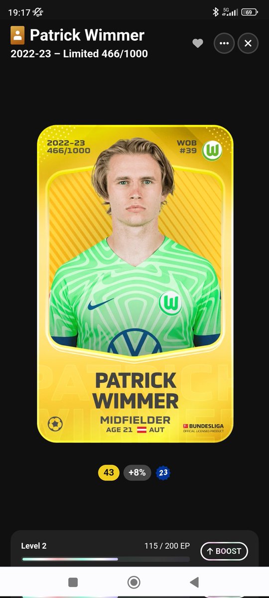 Heute starte ich Mal ein Gewinnspiel.
Ihr müsst nur mir folgen, kommentieren und diesen Beitrag teilen.
Zu gewinnen gibt es eine 2022/23 Patrick Wimmer Karte. 
Auslosung :
16.09.2023 20 Uhr.