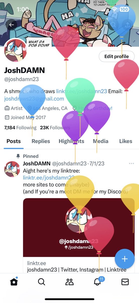 joshdamn23's tweet photo. I did it, I’m finally (REDACTED) years old! https://t.co/EwqP1ovRqI