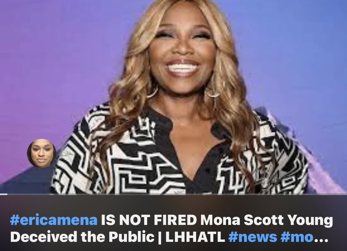 So ⁦<a href="/MonaScottYoung/">Mona Scott-Young</a>⁩ we noticed how u worded your “Handled”! U said Racist ⁦<a href="/iamErica_Mena/">Erica Mena</a>⁩ will not appear in #lhhATLANTA ! So that means the racist is allowed to appear in NY, Miami, etc… Erica has called black people monkey,gorilla, etc..she needs to b fired!