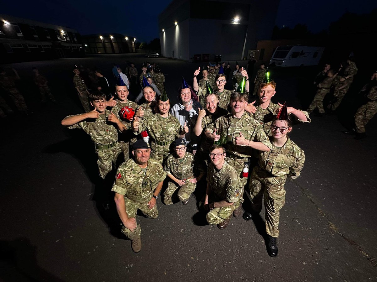chrissyemag's tweet photo. A night of training with our very successful 52 strong parading  Cadets for #TeamCowpen last Thursday and a break from the normal night’s lessons to say goodbye to one of our NCO’s who is 18 , good luck Mr Riches 😊 @NACF_CCEO @OCXCoyNACF @depcomnacf  @jeremydodd72 @ColCadetsACF https://t.co/Yc5fR1QBmW
