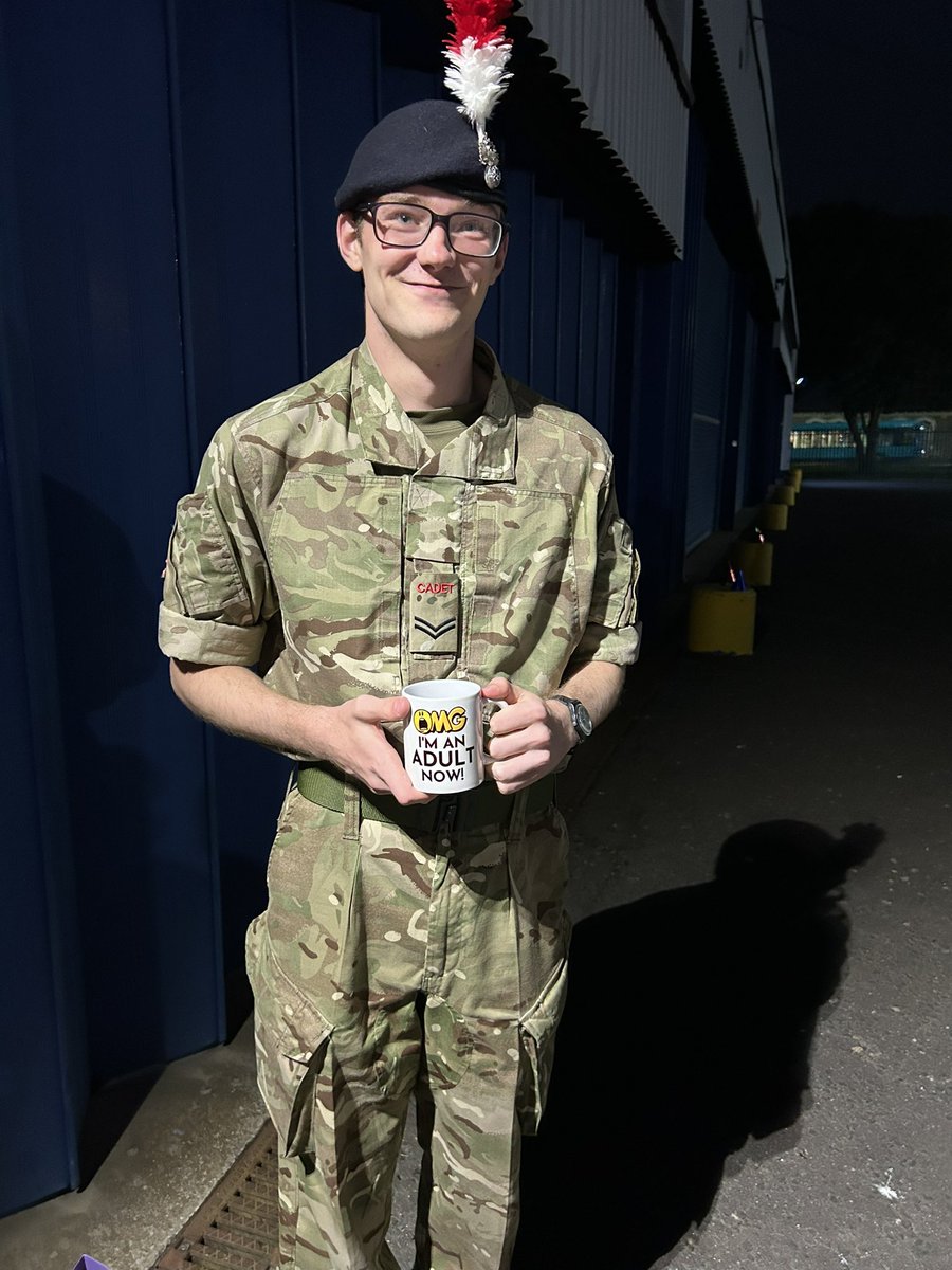 chrissyemag's tweet photo. A night of training with our very successful 52 strong parading  Cadets for #TeamCowpen last Thursday and a break from the normal night’s lessons to say goodbye to one of our NCO’s who is 18 , good luck Mr Riches 😊 @NACF_CCEO @OCXCoyNACF @depcomnacf  @jeremydodd72 @ColCadetsACF https://t.co/Yc5fR1QBmW