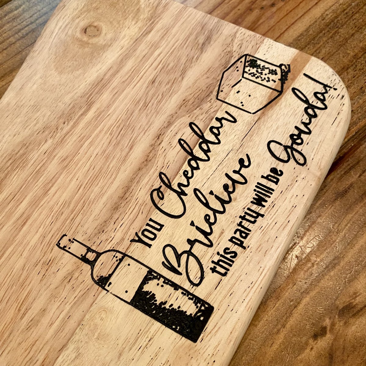 ChuckedWood's tweet photo. What can we create for you? Digging’ this cheeseboard… https://t.co/BmnPiCME8o