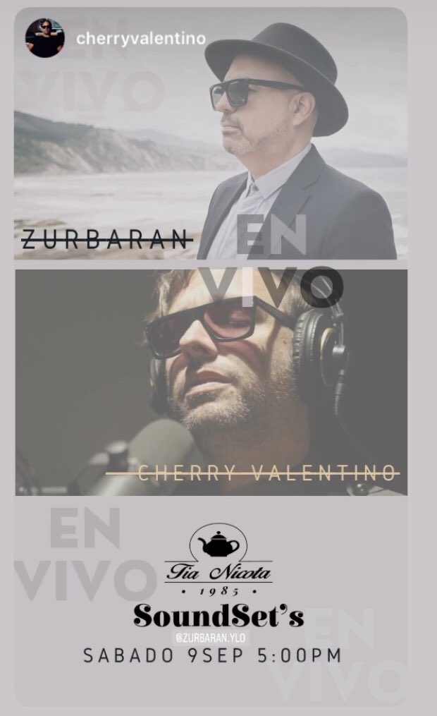 Hey!! Los espero en <a href="/TiaNicota/">Tia Nicota</a> en el centro comercial cantaclaro en Mérida - Venezuela… que estaré junto a mi hermano <a href="/cherryvalentin0/">Cherry Valentino</a> empezamos a las 5:30 pm RockOn 🤘