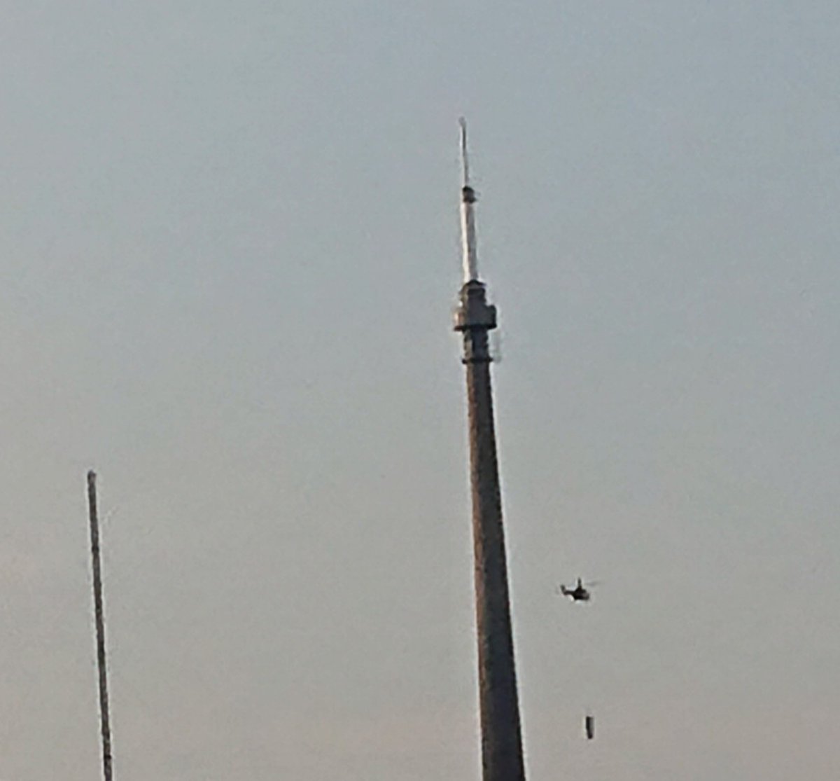 Another section gone #emleymoortvmast #emleymoor #YORKSHIRE